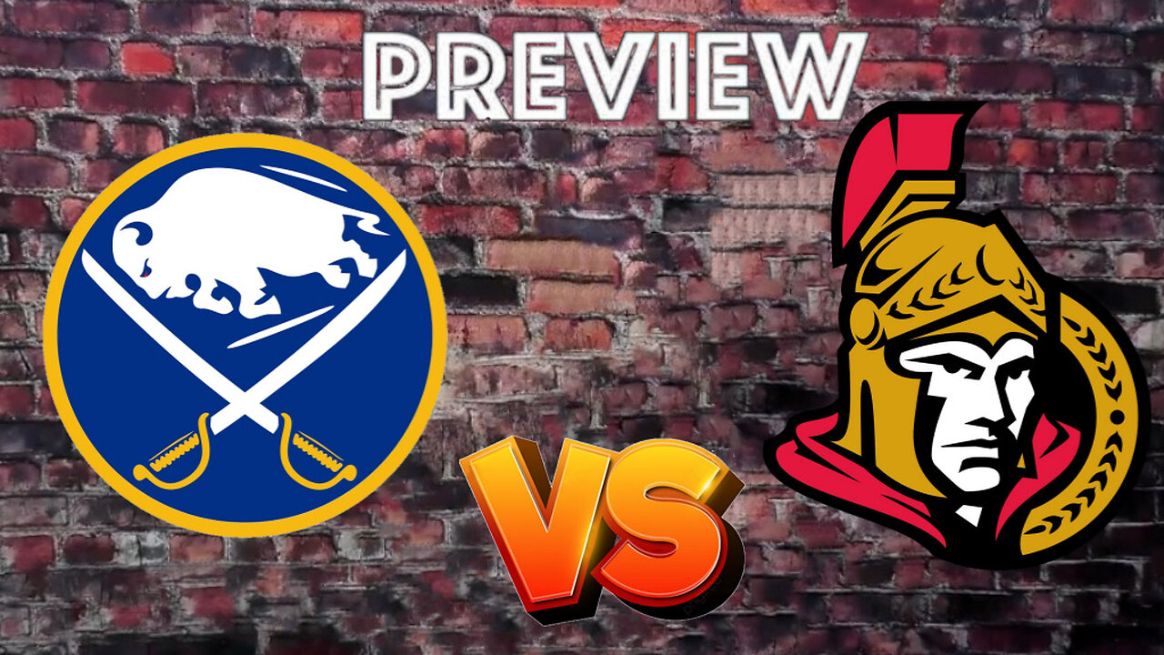 Buffalo Sabres at Ottawa Senators preview. January9,2025. Ukko Pekka Luukkonen in net for Buffalo.