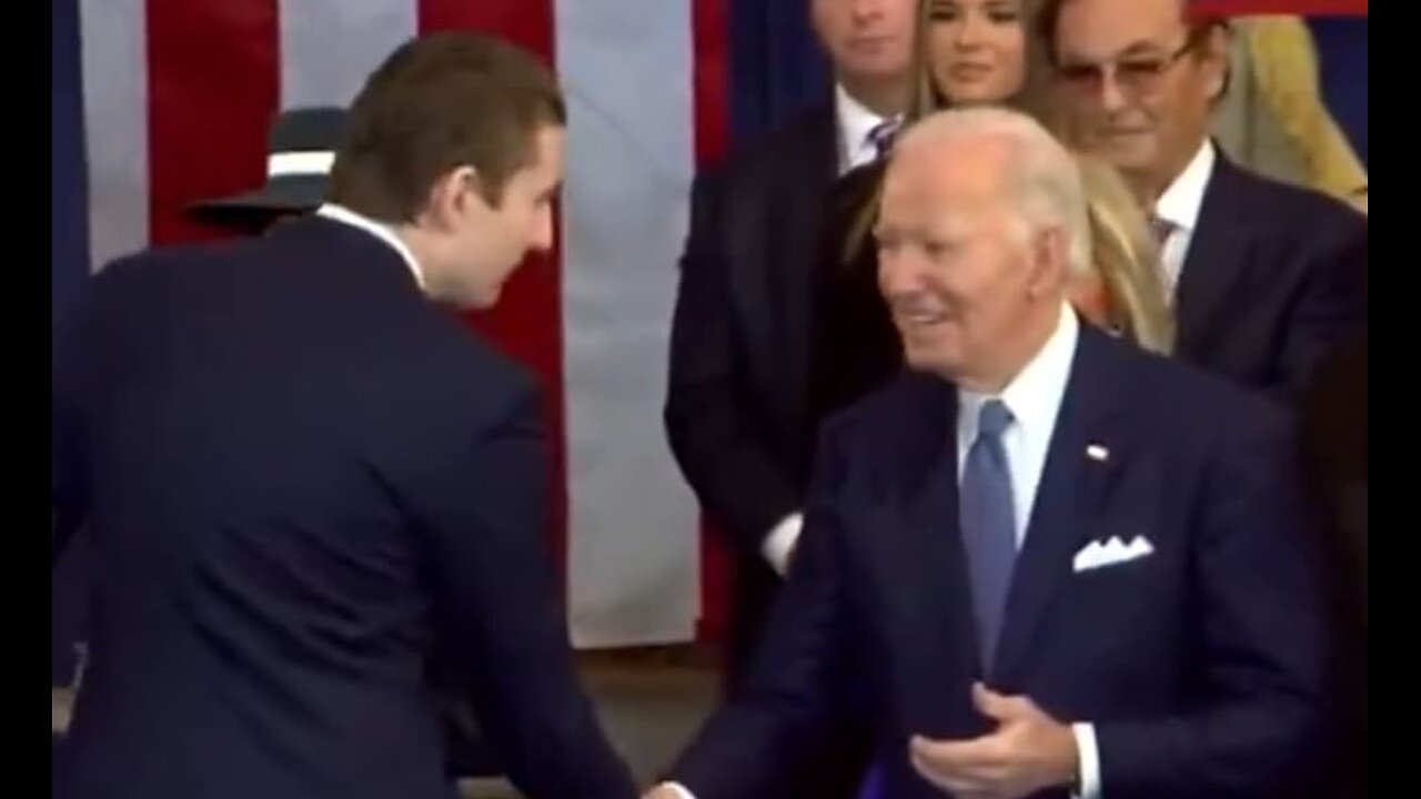 Barron WIPES the smile off of Biden