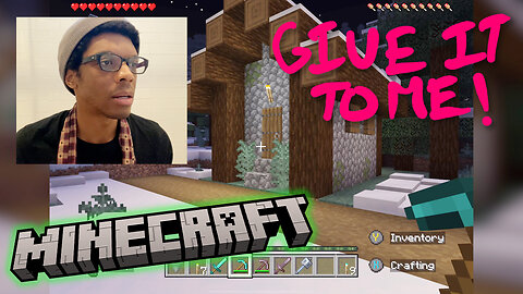 exploring a town and taking EVERYTHING in minecraft