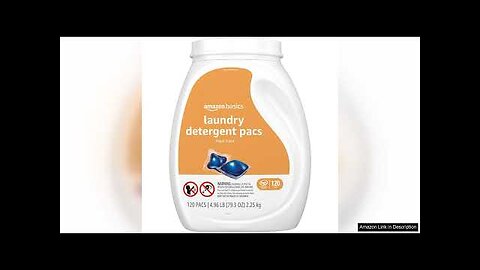 Amazon Basics Laundry Detergent Pacs, Fresh Scent, 120 count Review