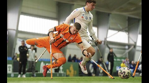 Some of Ukraine’s tens of thousands of war wounded compete in soccer league