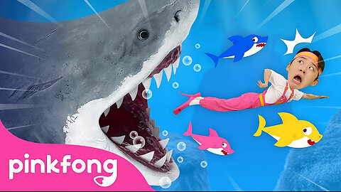 Run Away from the Sharks! | Animal Song | Hoi's Playground | Pinkfong Baby Shark Kids Song