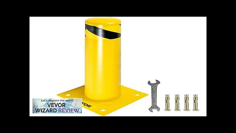 VEVOR Safety Bollard 24"x4.5" Safety Barrier Bollard 4-1/2" OD 24" Height Yellow Review