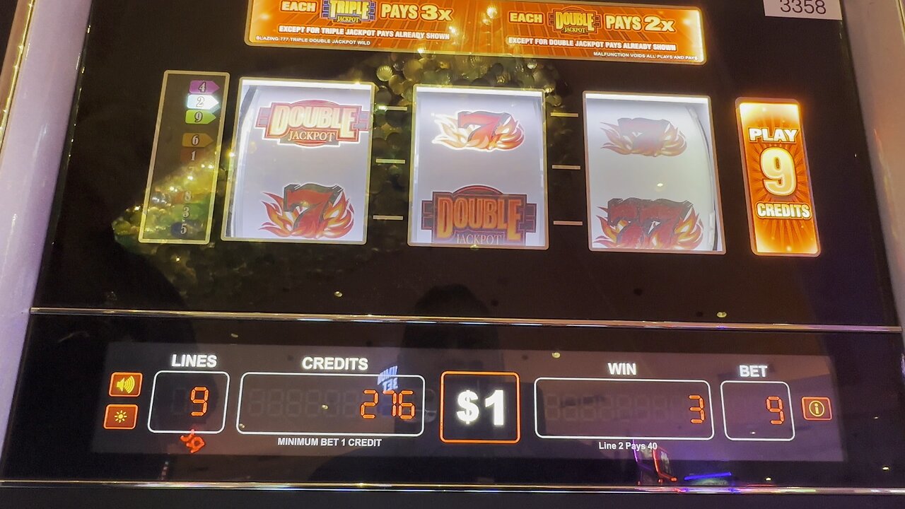 9-Line Double Jackpot Slot play 🎰😁💲