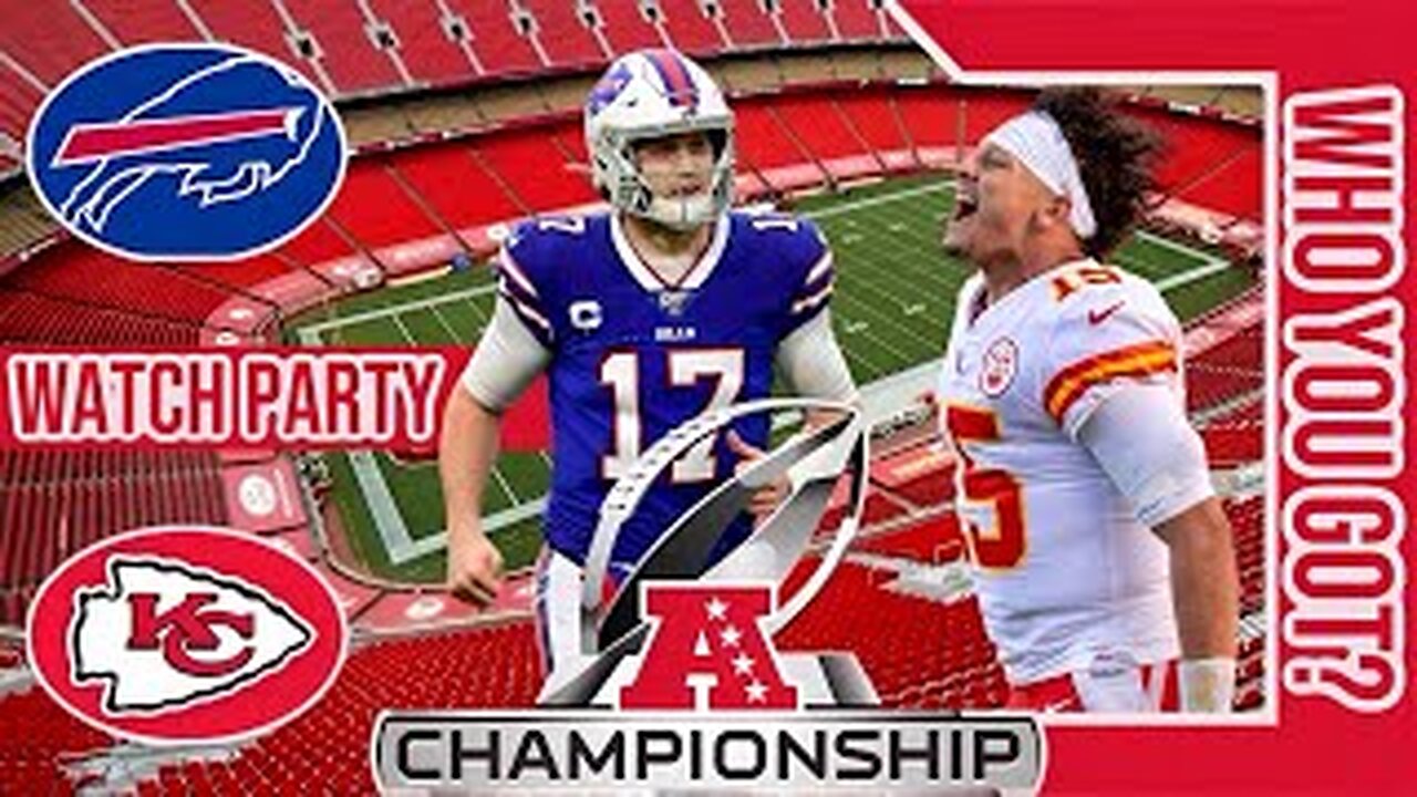 Buffalo Bills vs Kansas City Chiefs | Live Play by Play Stream | AFC 24' Championship Game 🔥🏈