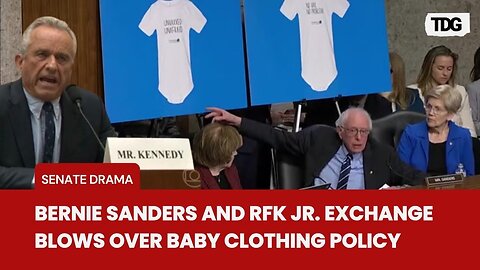 Senate Drama: ‘Are You Supportive of These Onesies?!’ Sanders Grills RFK Jr. in Bizarre Exchange