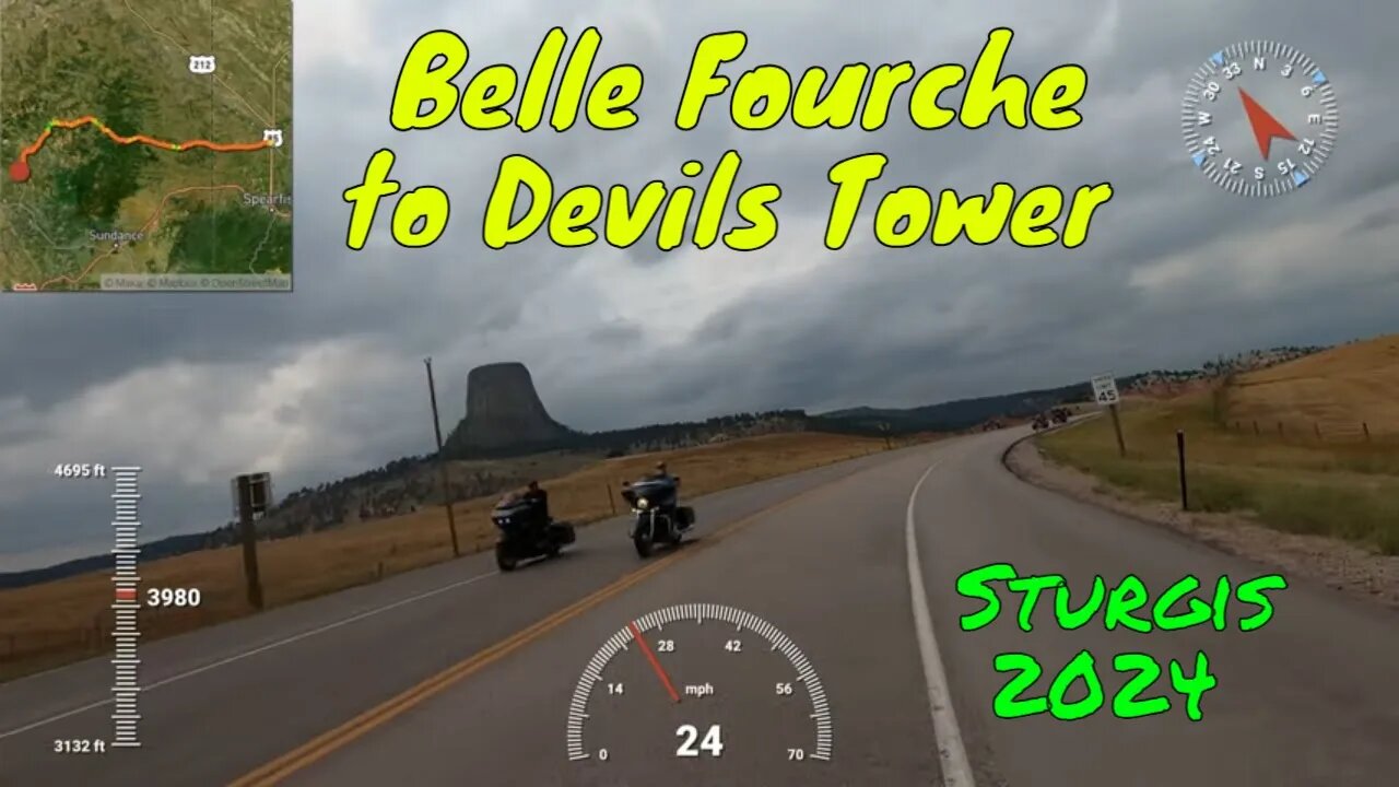 Belle Fourche to Devils Tower / Sturgis Motorcycle Rally