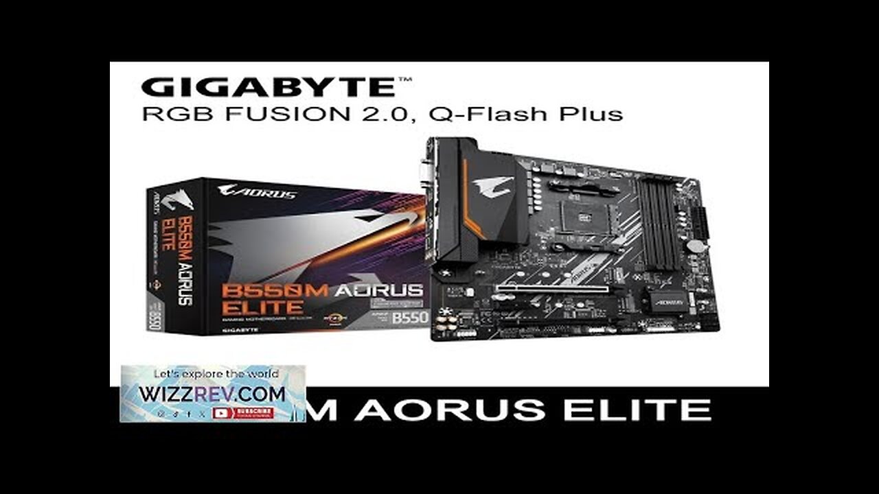 GIGABYTE B550M AORUS ELITE Motherboard AMD B550 Socket AM4 DDR4 PCI-E 4.0 Review