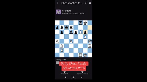 Daily Chess Puzzle 06.03.2025