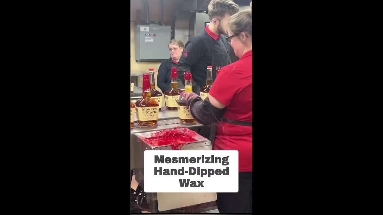 Mesmerizing Wax Dipping Process