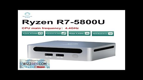 GenMachine New AMD Ryzen 7 5800U Windows 11 Pro MINI PC DDR4 Review