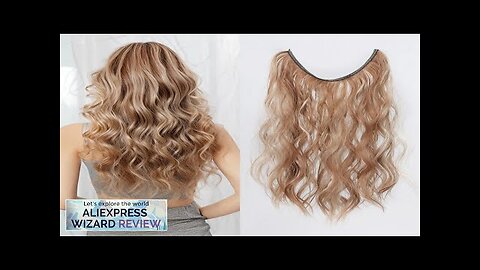 22 Inch 100g Water Wave Synthetic Wig Piece Natural Looseness Increases Hair Review