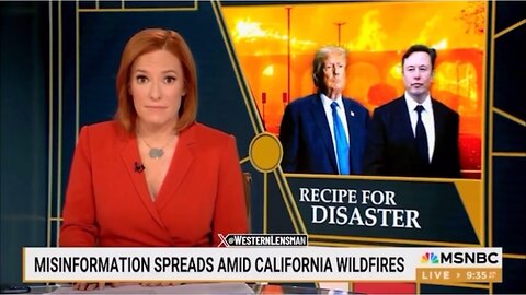 Jen Psaki is attacking Trump and Elon Musk over the California fires