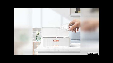 VEVOR Jewelry Cleaner Ultrasonic Machine Ultrasonic Cleaner Machine 16oz (470ml) with 4 Review