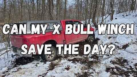 INSANE Dodge Ram 2500 Winter Recovery With Budget Winch!