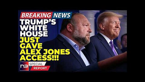 REAKING: Alex Jones Is Going To The White House And You Won't Believe Who Else Just Got Passes Too