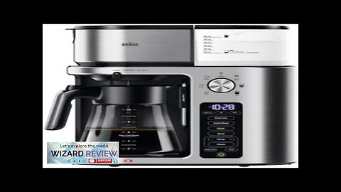 Braun MultiServe Plus 10- Cup Pod Free Drip Coffee Maker 7 Brew Review