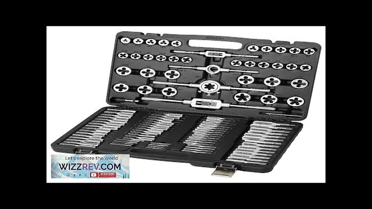 VEVOR Tap and Die Set 110-Piece Include Metric Size M2 to M18 Review