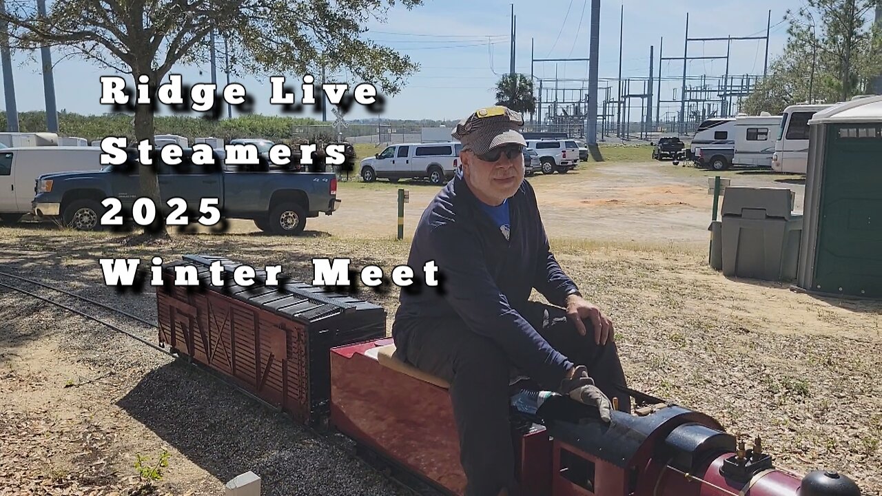 Ridge Live Steamers Winter Meet In Action February 20 2025