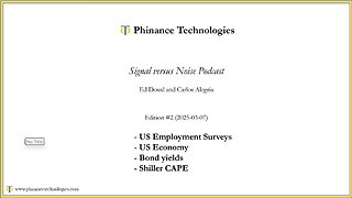 Signal versus Noise - Episode 2 - US Employment Situation