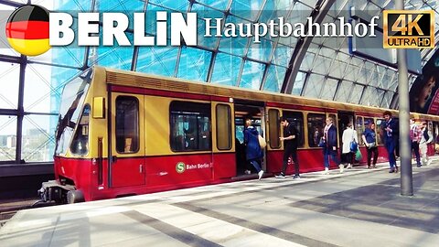 BERLIN 🇩🇪 The Largest TOWER Train Station in EUROPE 4K