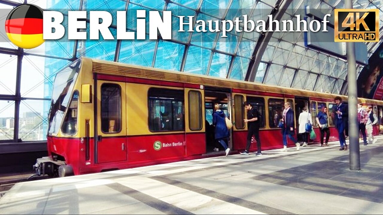 BERLIN 🇩🇪 The Largest TOWER Train Station in EUROPE 4K