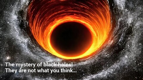 The mystery of black holes They are not what you think!