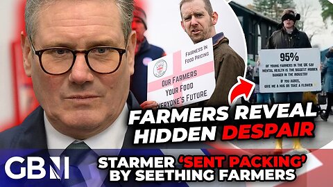 WATCH: Starmer FLEES furious protests as tax raid drives desperate farmers into 'DEPRESSION'