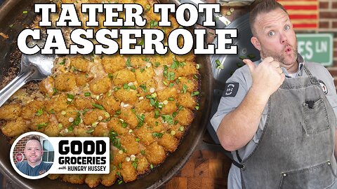 Tater Tot Casserole on the Blackstone Griddle & Pellet Grill