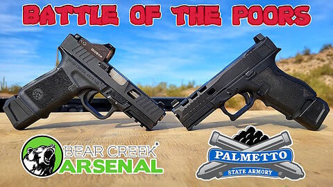 PSA Dagger vs. Bear Creek Arsenal BC-102 | The Better Pistol For The Poors 