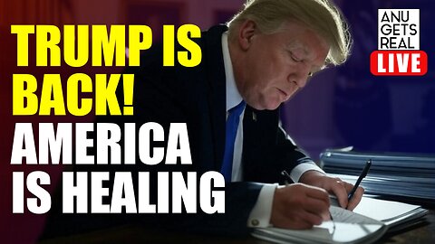 LIVE: Trump Is Back | America Is Healing | Executive Orders