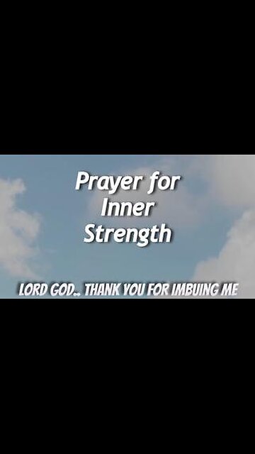 Prayer Inner Strength #gratitudetogod