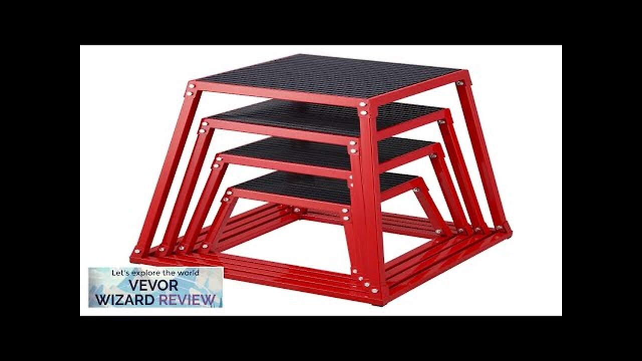 VEVOR Plyometric Jump Boxes 12/18/24/30 Inch Plyo Box Platform and Jumping Agility Review