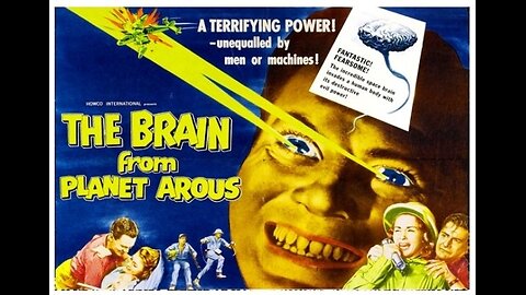 The Brain From Planet Arous 1957 colorized (John Agar)