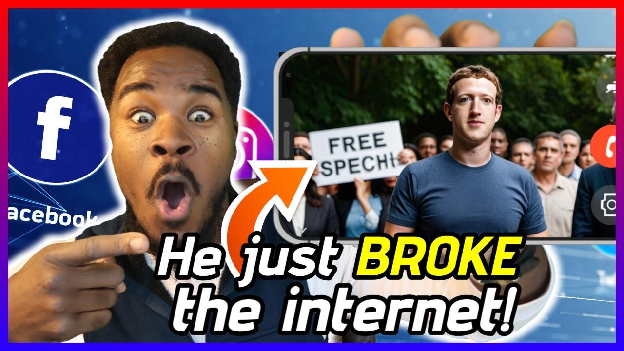 Breaking News! Facebook Mark Zuckerberg announces FREEDOM OF SPEECH to platform breaking the NET!