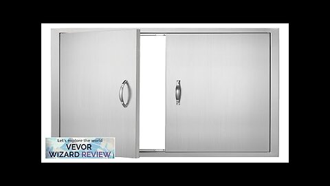 VEVOR BBQ Access Door 31W x 31H Inch Double Outdoor Kitchen Door Review