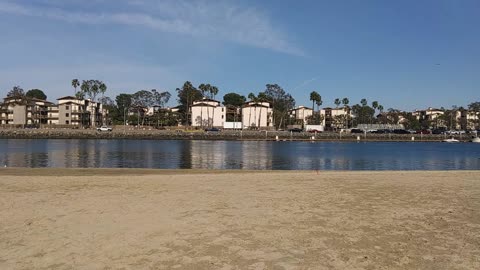 The Captain's View. Mother's Beach, Naples, Long Beach, California.