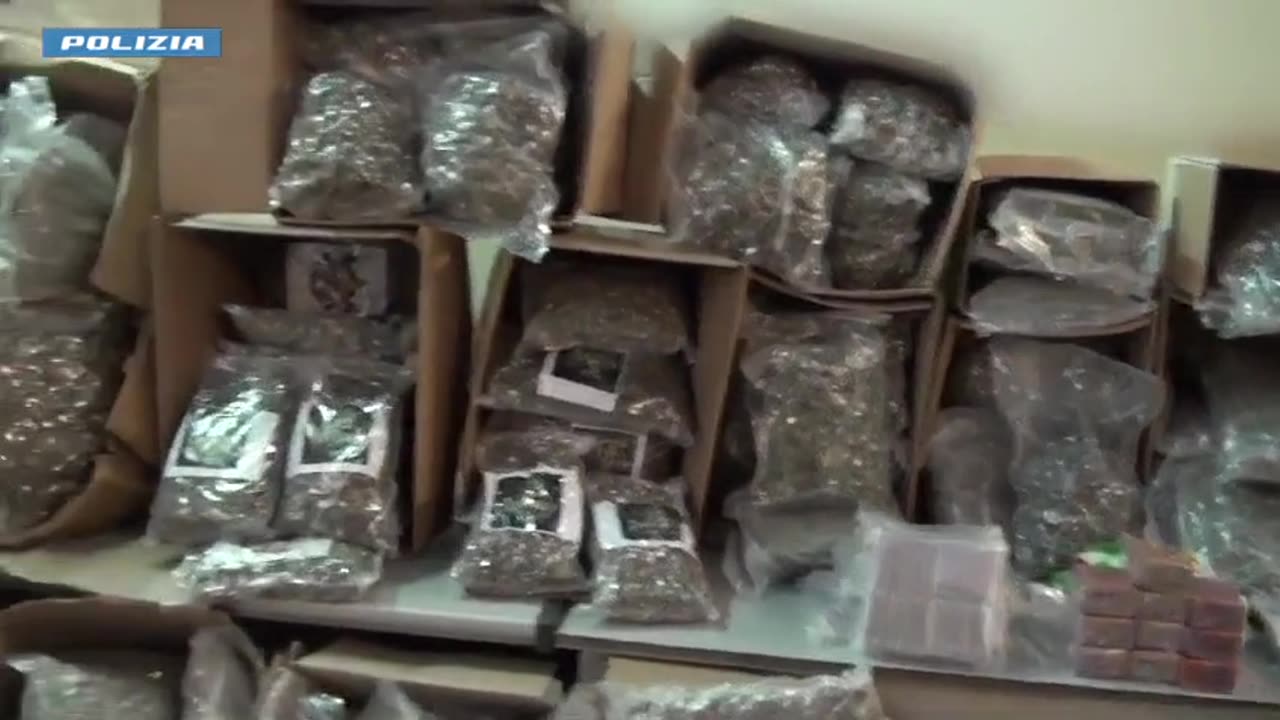 Operazione antidroga: sequestrati 250 kg di marijuana