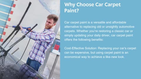 Car Carpet Paint: Transform Your Vehicle's Interior with Shinerz ShowCar Products Inc.