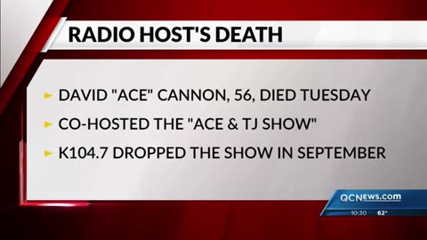 David 'Ace' Cannon, Beloved Charlotte Radio Host, Passes Away at 56
