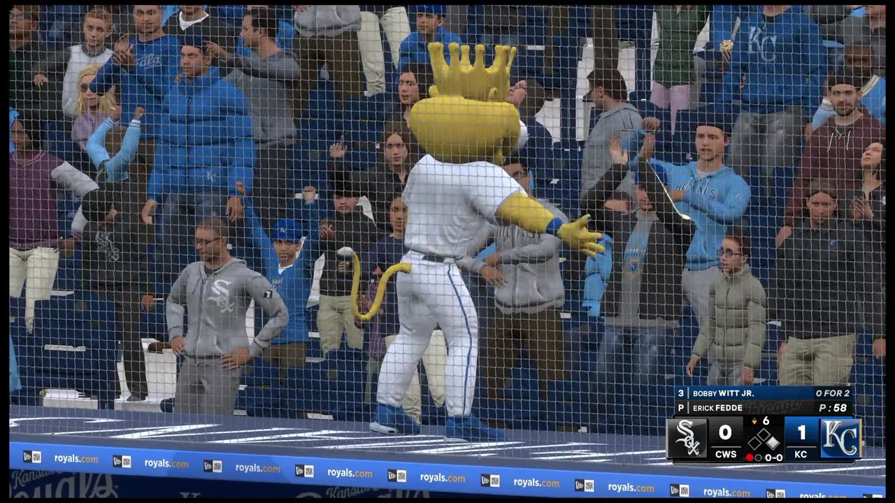 Chicago White Sox VS Kansas City Royals MLB The Show - Season 1 Episode 9