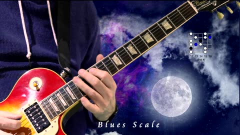 A Blues scale 1-2-3 position
