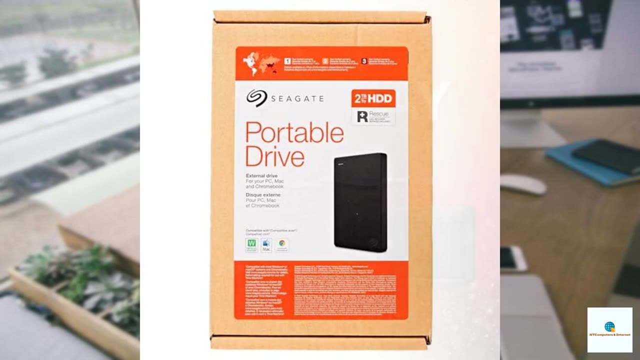 Seagate Portable 2TB External Hard Drive HDD — USB 3.0