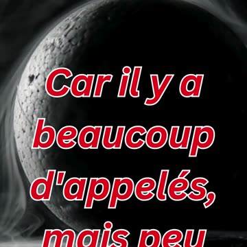 "Beaucoup d'appelés, mais peu d'élus" Matthieu 22:14#shortvideo #youtubeshorts #youtube #ytshorts