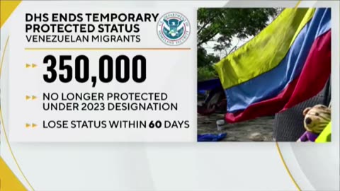 DHS is ‘taking away deportation protections for about 350,000 Venezuelans in the USA’