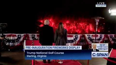 🎉 Pre-Inauguration Fireworks 🎉 ENJOY THE SHOW 🎉