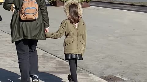 Girl Spotted Wearing Her Jacket Backwards