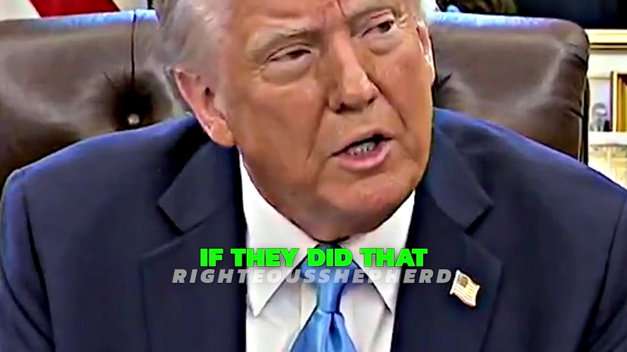 TRUMP'S Answer Here is F-ING GANGSTA!💪😎