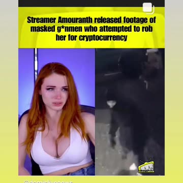 Amouranth got robbed over crypto and bitcoin what's happen here I've wonder 🤔 03/5/25