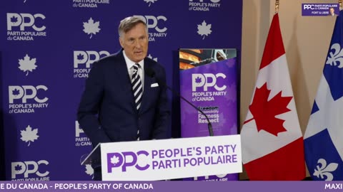 Maxime Bernier vows to defend the economy of Beauce and all of Canada in the Trump Era